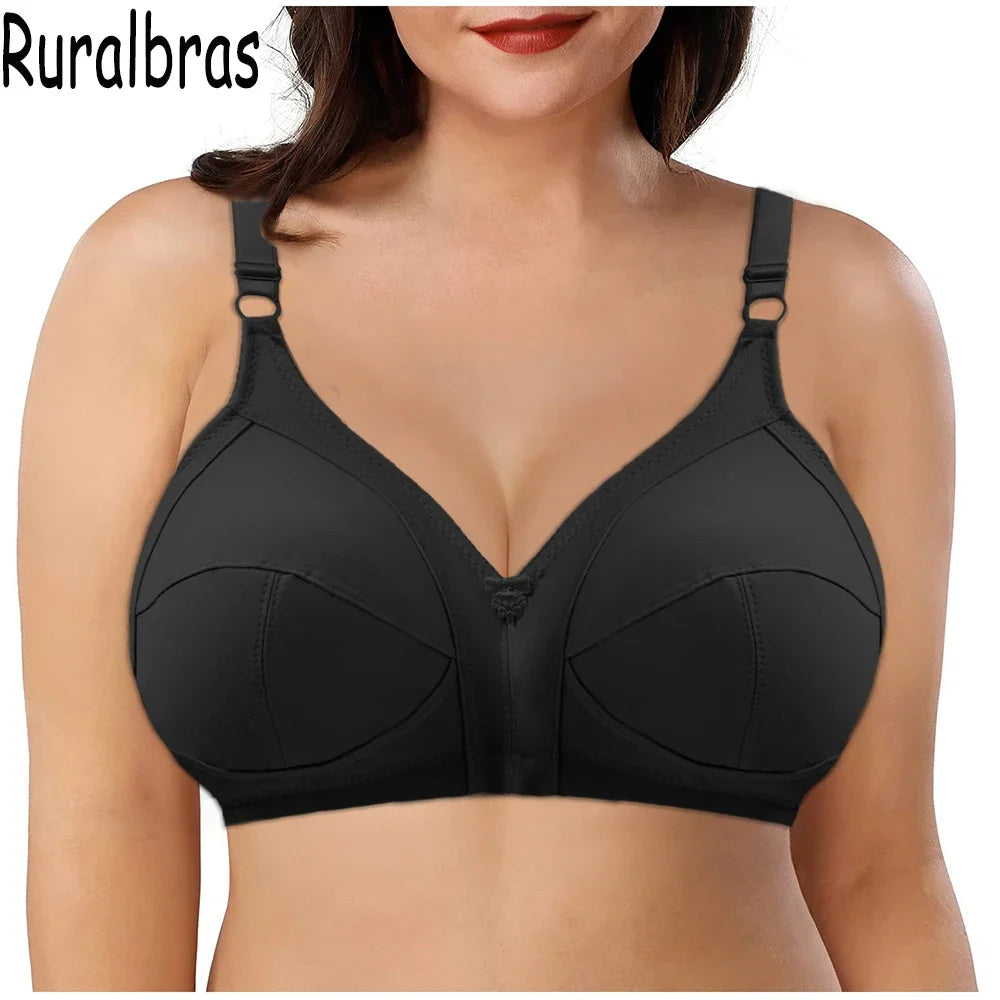 Ruralbras Sexy Full Cup C D E F G Bras For Women Push Up Seamless Comf –  OIIB